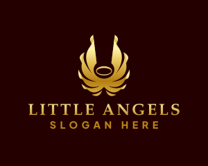 Angel Wings Wellness  logo design