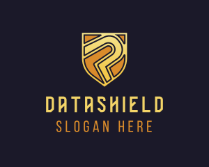 Startup - Professional Security Shield  Letter P logo design