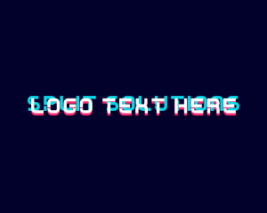 Glitch Gaming Wordmark logo design