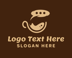 Messaging - Hot Coffee Talk logo design