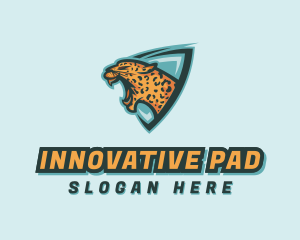 League - Gaming Wild Leopard logo design