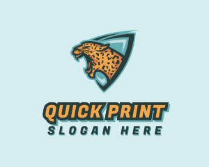 Gaming Wild Leopard logo design