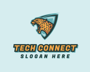 Streamer - Gaming Wild Leopard logo design