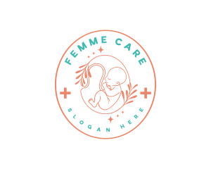 Medical Care Pregnancy logo design