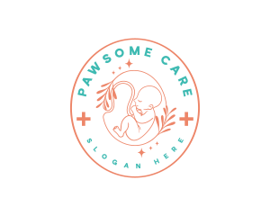 Medical Care Pregnancy logo design