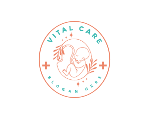 Medical Care Pregnancy logo design
