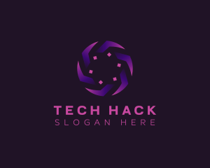 Spiral Motion Tech logo design