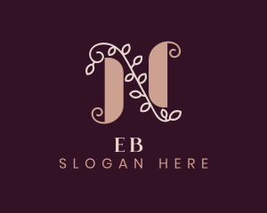 Wedding - Wedding Floral Letter N logo design