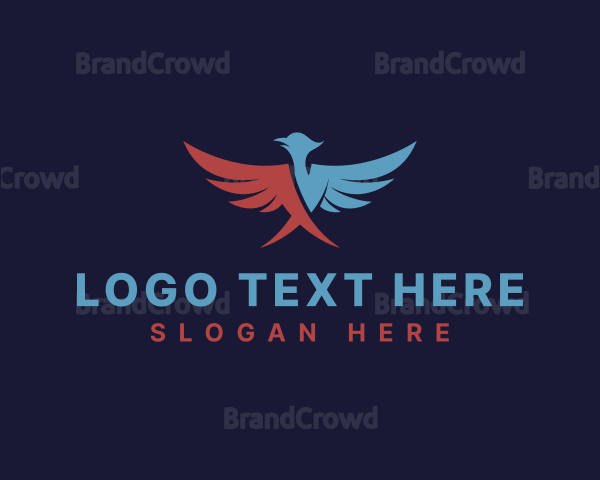 Mythical Flying Bird Logo