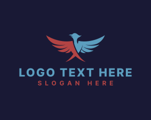 Hawk - Mythical Flying Bird logo design