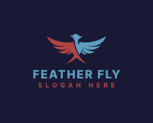 Mythical Flying Bird logo design