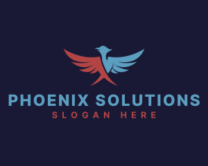 Mythical Flying Bird logo design