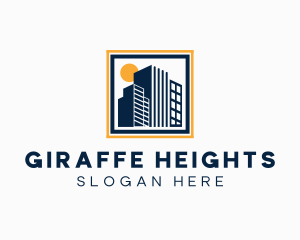 City Tower Heights Building logo design