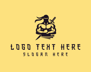 Sword - Ninja Sword Warrior logo design