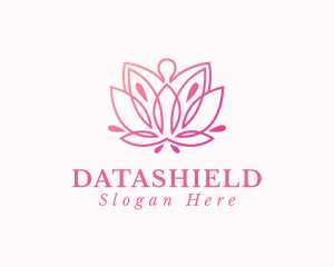 Holistic - Yoga Lotus Wellness logo design