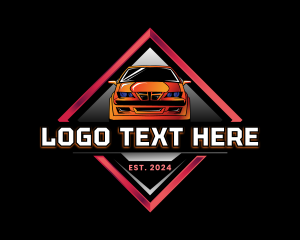 Motor Parts - Automobile Car Mechanic logo design