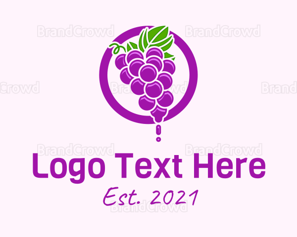 Grape Flavored Juice Logo