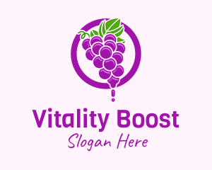 Grape Flavored Juice Logo