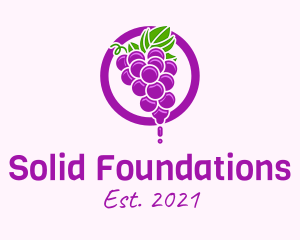 Juice Stand - Grape Flavored Juice logo design