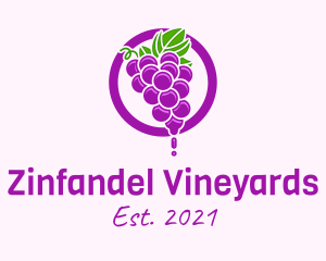 Grape Flavored Juice logo design