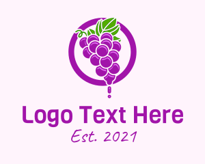 Juice - Grape Flavored Juice logo design