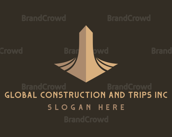 Brown Urban Skyscraper Logo