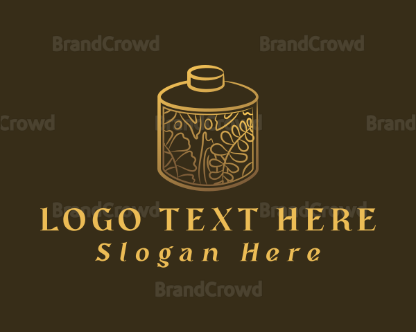 Elegant Luxury Spice Jar Logo