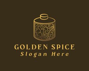 Elegant Luxury Spice Jar logo design