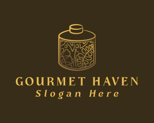 Elegant Luxury Spice Jar logo design