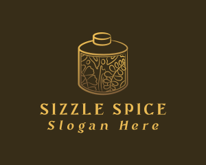 Elegant Luxury Spice Jar logo design