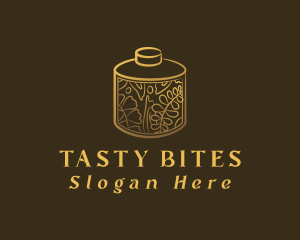 Elegant Luxury Spice Jar logo design