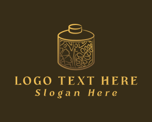 Elegant Luxury Spice Jar Logo