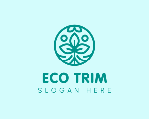 Leaf Organic Eco logo design