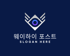 Diamond Eye Wing logo design