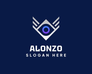 Diamond Eye Wing logo design