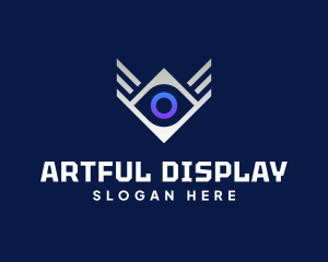 Diamond Eye Wing logo design