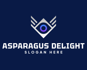 Diamond Eye Wing logo design