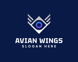 Diamond Eye Wing logo design