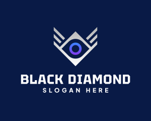 Diamond Eye Wing logo design