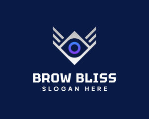 Diamond Eye Wing logo design