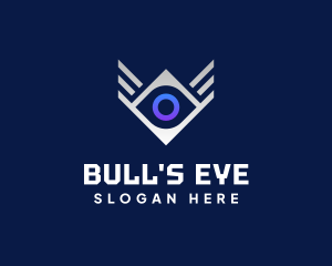 Diamond Eye Wing logo design