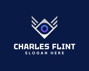 Diamond Eye Wing logo design