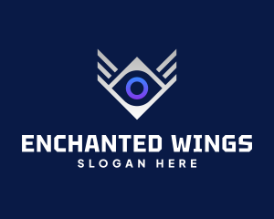 Diamond Eye Wing logo design