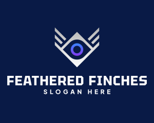 Diamond Eye Wing logo design