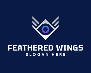 Diamond Eye Wing logo design