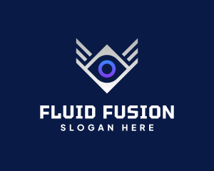 Diamond Eye Wing logo design