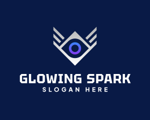 Diamond Eye Wing logo design