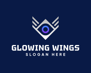 Diamond Eye Wing logo design