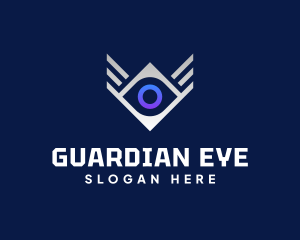 Diamond Eye Wing logo design