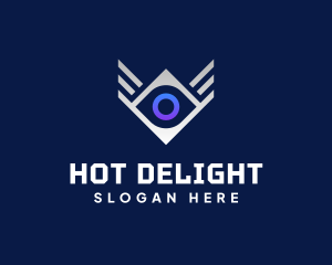 Diamond Eye Wing logo design